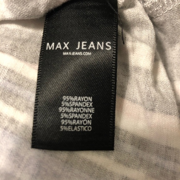 Max Jeans Off The Shoulder Top Multi Pink Blue - Picture 4 of 4